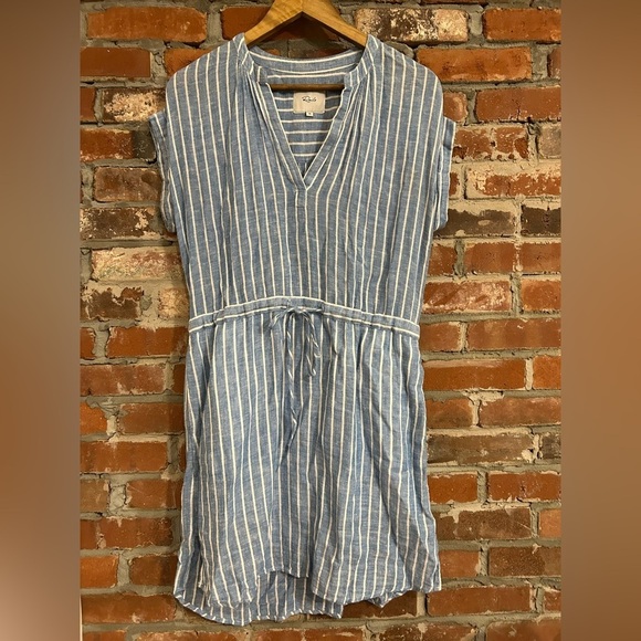 Rails Rails Emma Stripe Linen Blend Mini Dress XS - Picture 3 of 8